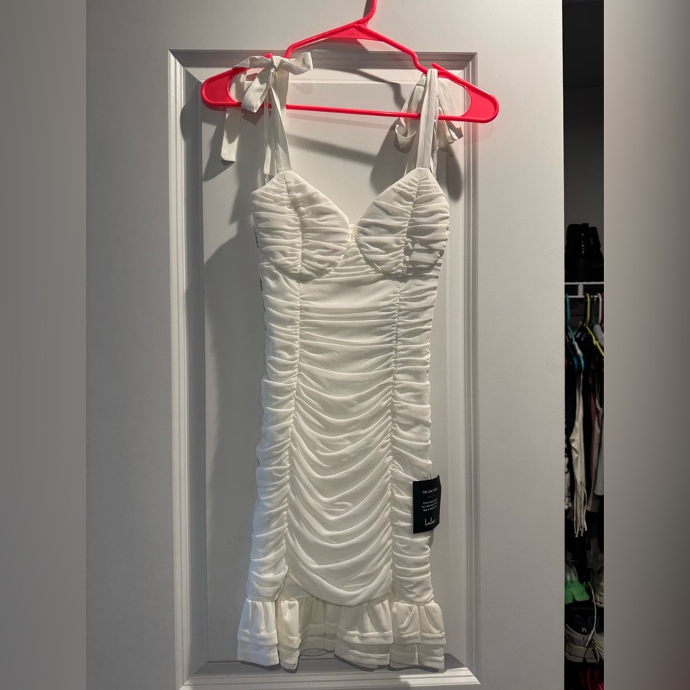 Lulus mini white dress
